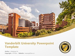 Vanderbilt University Powerpoint Template Download | 范德比尔特大学PPT模板下载