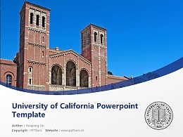 University of California Powerpoint Template Download | 加州河畔大学PPT模板下载