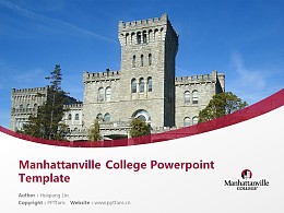 Manhattanville College Powerpoint Template Download | 曼哈顿维尔学院PPT模板下载
