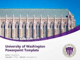University of Washington Powerpoint Template Download | 华盛顿大学PPT模板下载