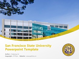 San Francisco State University Powerpoint Template Download | 旧金山州立大学PPT模板下载