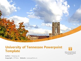 University of Tennessee Powerpoint Template Download | 美国田纳西大学PPT模板下载