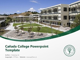 Cañada College College Powerpoint Template Download | 肯尔那达学院PPT模板下载