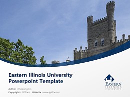 Eastern Illinois University Powerpoint Template Download | 东伊利诺斯大学PPT模板下载