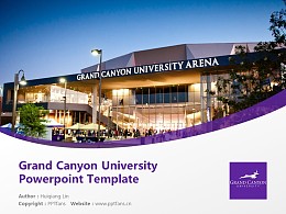 Grand Canyon University Powerpoint Template Download | 大峡谷大学PPT模板下载