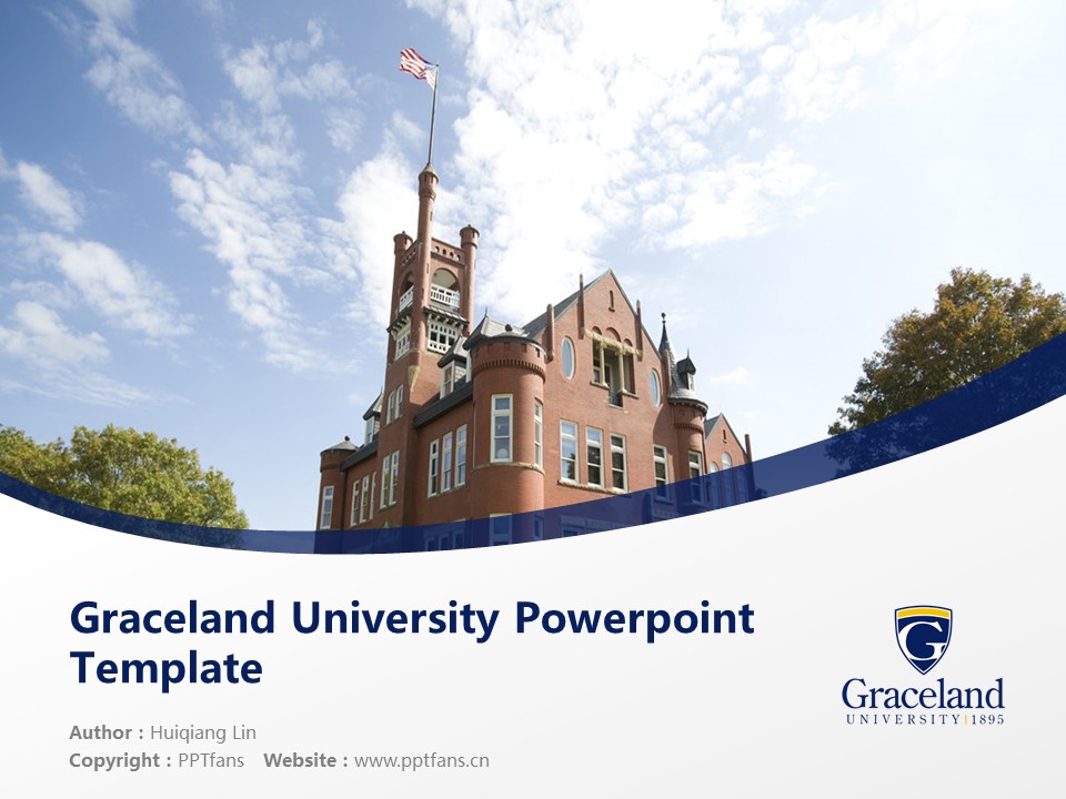 Graceland University Powerpoint Template Download | 格雷斯蘭大學PPT模板下載_幻燈片預覽圖1