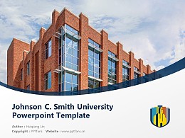 Johnson C. Smith University Powerpoint Template Download | 约翰逊 C.史密斯大学PPT模板下载