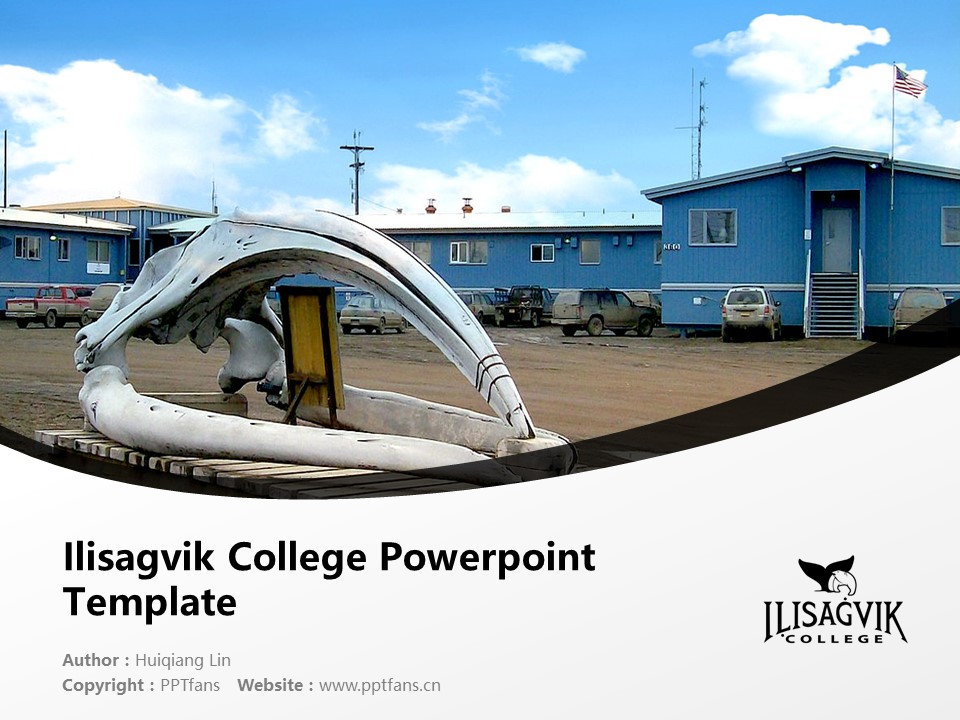 Ilisagvik College Powerpoint Template Download | 伊利薩維克學(xué)院PPT模板下載_幻燈片預(yù)覽圖1