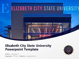 Elizabeth City State University Powerpoint Template Download | 伊丽莎白市州立大学PPT模板下载