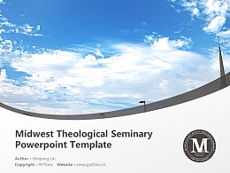 Midwest Theological Seminary Powerpoint Template Download | 中西部神学院PPT模板下载
