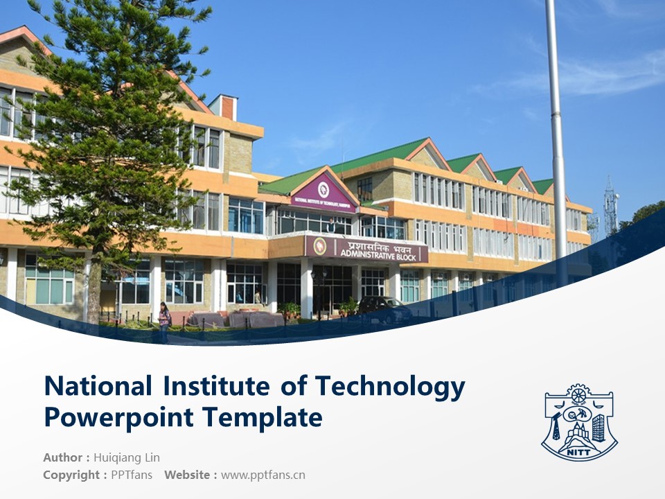 National Institute of Technology Powerpoint Template Download | 國家理工學(xué)院PPT模板下載_幻燈片預(yù)覽圖1