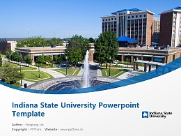 Indiana State University Powerpoint Template Download | 印第安纳州立大学PPT模板下载