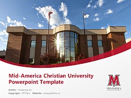 Mid-America Christian University Powerpoint Template Download | 中美基督教大学PPT模板下载