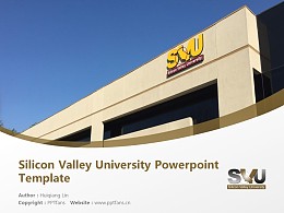 Silicon Valley University Powerpoint Template Download | 硅谷大学PPT模板下载