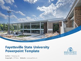 Fayetteville State University Powerpoint Template Download | 费耶特维尔州立大学PPT模板下载