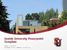 Seattle University Powerpoint Template Download | 西雅图大学PPT模板下载