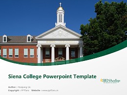 Siena College Powerpoint Template Download | 锡耶纳学院PPT模板下载