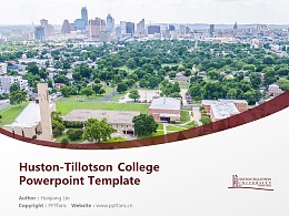 Huston-Tillotson College Powerpoint Template Download | 休斯顿蒂罗森学院PPT模板下载