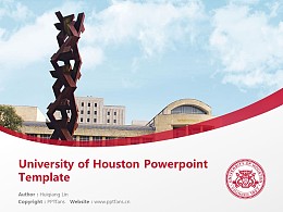 University of Houston Powerpoint Template Download | 休斯顿大学PPT模板下载