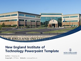 New England Institute of Technology Powerpoint Template Download | 新英格兰理工学院PPT模板下载