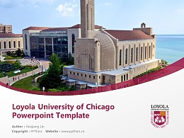 Loyola University of Chicago Powerpoint Template Download | 芝加哥洛约拉大学PPT模板下载
