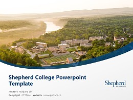 Shepherd College Powerpoint Template Download | 谢泼兹敦学院PPT模板下载