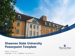 Shawnee State University Powerpoint Template Download | 肖尼州立大学PPT模板下载