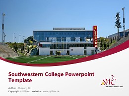 Southwestern College Powerpoint Template Download | 西南學院PPT模板下載