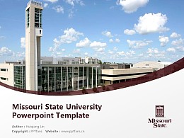 Missouri State University Powerpoint Template Download | 密苏里州立大学PPT模板下载