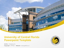 University of Central Florida Powerpoint Template Download | 中佛羅里達大學PPT模板下載