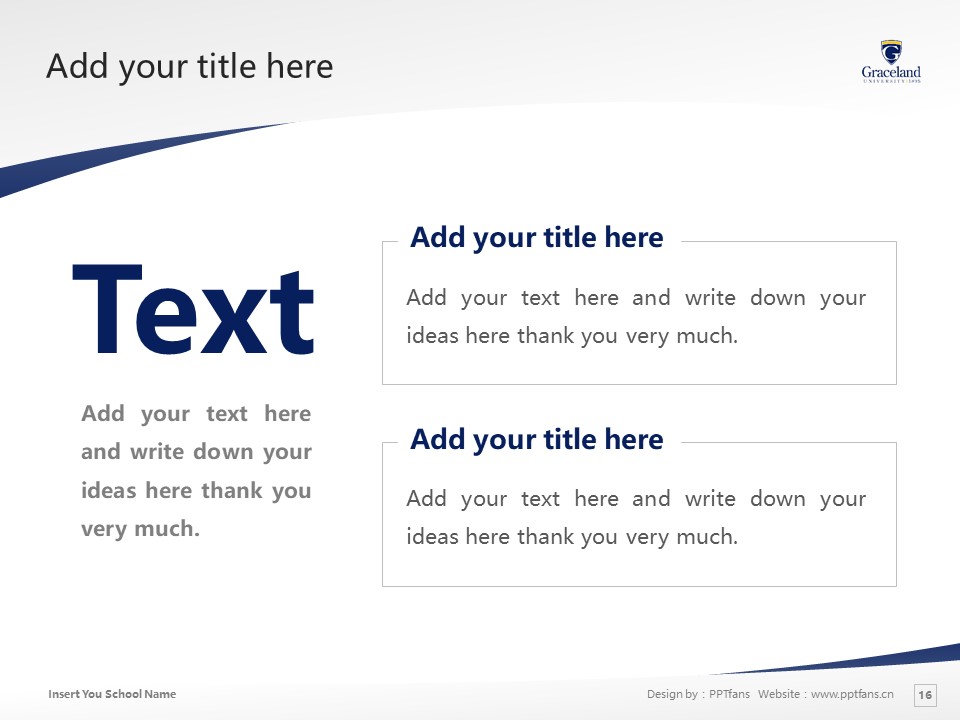Graceland University Powerpoint Template Download | 格雷斯蘭大學PPT模板下載_幻燈片預覽圖16