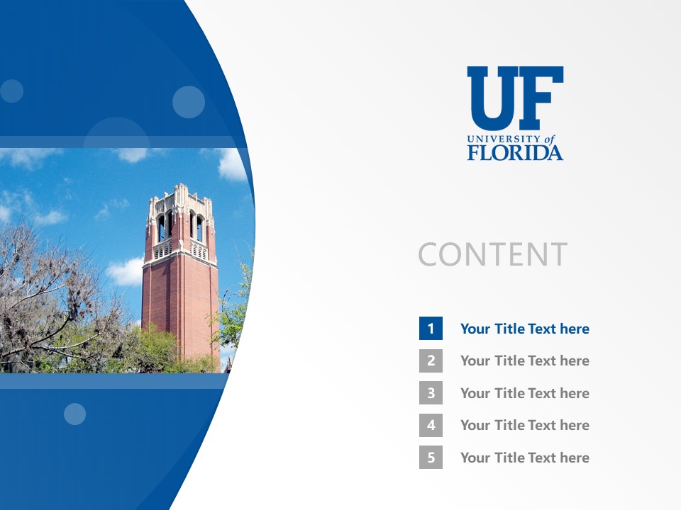 University of Florida Powerpoint Template Download | 佛羅里達(dá)大學(xué)PPT模板下載_幻燈片預(yù)覽圖2