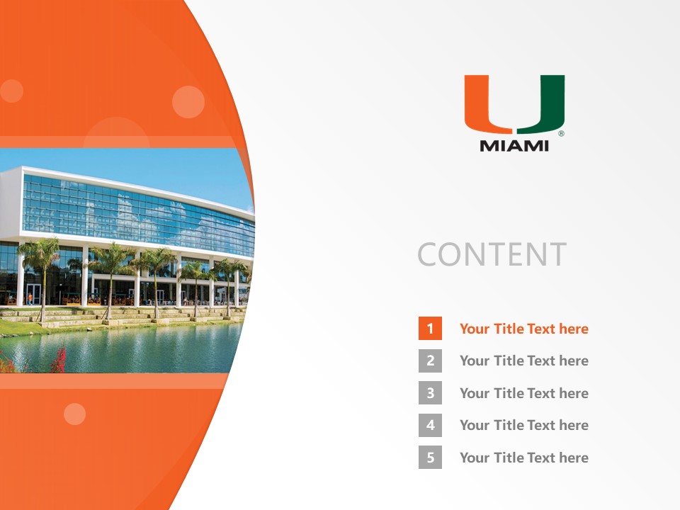  University Of Miami Powerpoint Template Download PPT PPT 