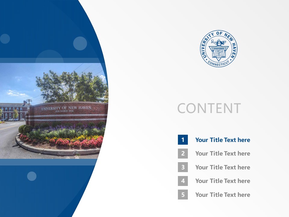 University of New Haven Powerpoint Template Download | 紐黑文大學(xué)PPT模板下載_幻燈片預(yù)覽圖2