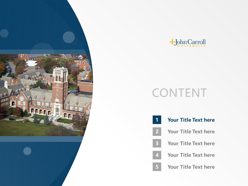 John Carroll University Powerpoint Template Download | 約翰卡洛爾大學(xué)PPT模板下載_幻燈片預(yù)覽圖2