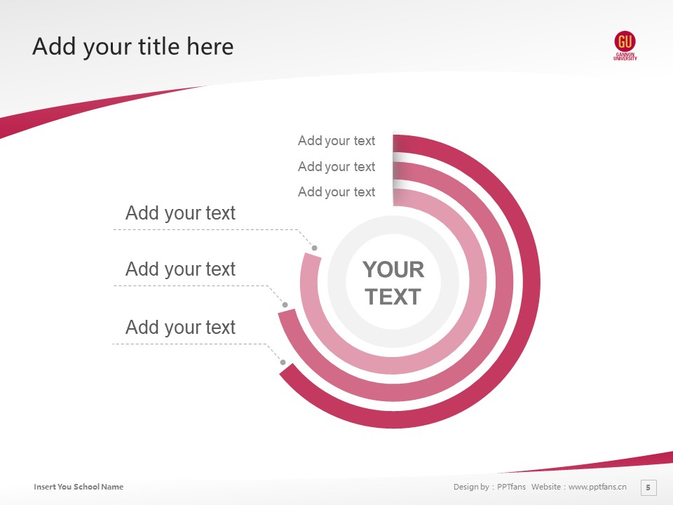 Gannon University Powerpoint Template Download | 甘農(nóng)大學(xué)PPT模板下載_幻燈片預(yù)覽圖5