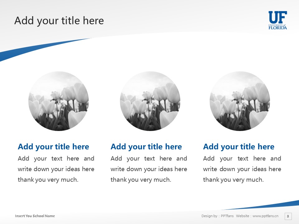 University of Florida Powerpoint Template Download | 佛羅里達(dá)大學(xué)PPT模板下載_幻燈片預(yù)覽圖3