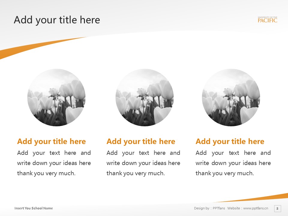 University of the Pacific Powerpoint Template Download | 太平洋大學(xué)PPT模板下載_幻燈片預(yù)覽圖3