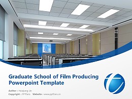 Graduate School of Film Producing Powerpoint Template Download | 映画专门大学院大学PPT模板下载