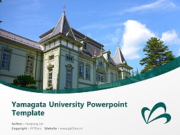 Yamagata University Powerpoint Template Download | 山形大学PPT模板下载