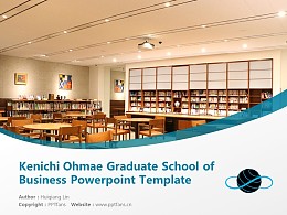 Kenichi Ohmae Graduate School of Business Powerpoint Template Download | 商务突破大学院大学PPT模板下载