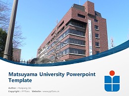 Matsuyama University Powerpoint Template Download | 松山大学PPT模板下载