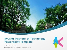 Kyushu Institute of Technology Powerpoint Template Download | 九州工业大学PPT模板下载