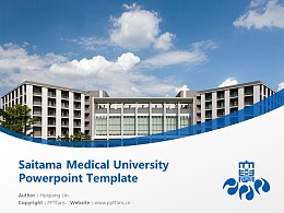 Saitama Medical University Powerpoint Template Download | 埼玉医科大学PPT模板下载