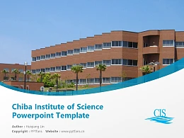 Chiba Institute of Science Powerpoint Template Download | 千叶科学大学PPT模板下载