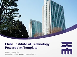 Chiba Institute of Technology Powerpoint Template Download | 千叶工业大学PPT模板下载