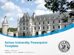Keisen University Powerpoint Template Download | 惠泉女學園大學PPT模板下載