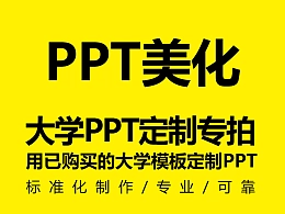 大学PPT定制/美化服务（暂仅针对已购买了大学模板的用户）