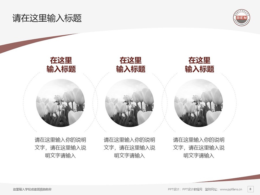 北京经济管理职业学院PPT模板下载_幻灯片预览图8
