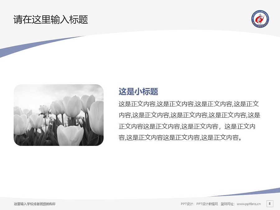 南京化工职业技术学院PPT模板下载_幻灯片预览图5